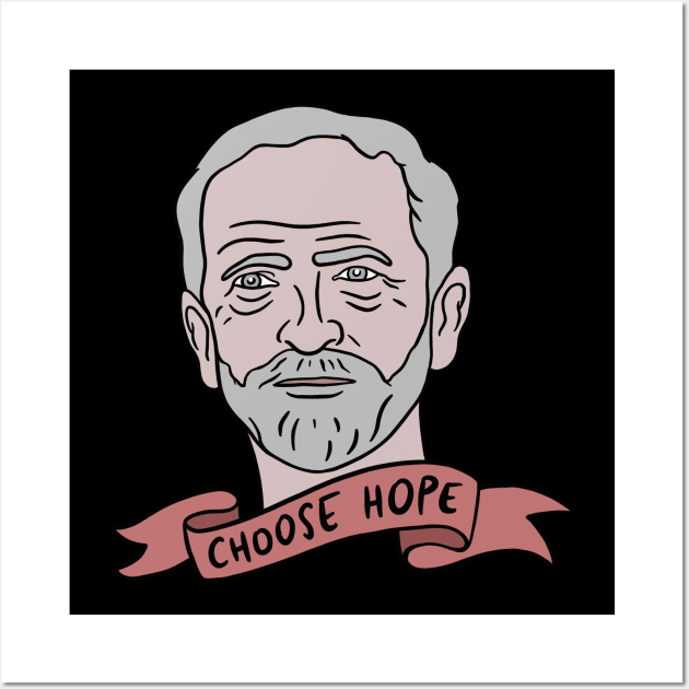 Jeremy Corbyn - Choose Hope Wall Art by isstgeschichte